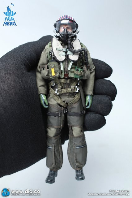 DID Palm Pocket Series US Piloten-Soldaten-Puppe, Einzelfigur, 1/12 - Bild 1