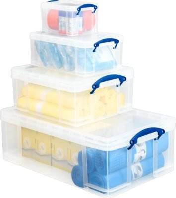 Really Useful Box Set 4-teilig aus Kunststoff in Transparent - Bild 1