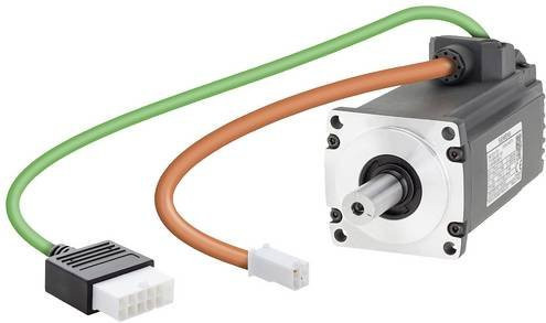 Siemens SIMOTICS S-1FL6 LI Synchronmotor 1FL6034-2AF21-1AG1, 1AC/3AC 230V, 1,27 Nm, 3000 1/min, Silber - Bild 1