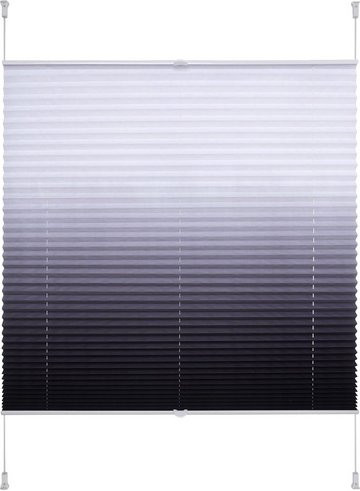LIEDECO Klemmfix-Plissee aus Polyester in Grau, B: 60 cm, H: 130 cm - Bild 1