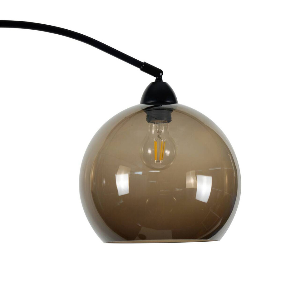 Pocoline Stehlampe Olga in Schwarz aus Metall mit E27 Fassung, B/T/H: 86 x 25 x 175 cm - Bild 2