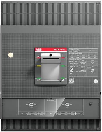 ABB XT6H 800 TMA Leistungsschalter in Grau mit Einstellbereich 4000 - 8000A und Schaltspannung bis 600 V/AC - Bild 1
