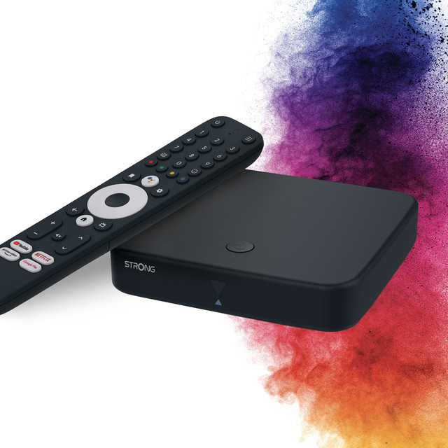 Strong SRT 423 Android TV-Box in Schwarz - Bild 1