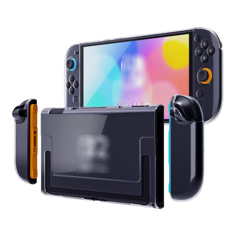 Transparente PC+TPU Schutzhülle für Nintendo Switch 2 Joycon mit geteiltem Design - Bild 5