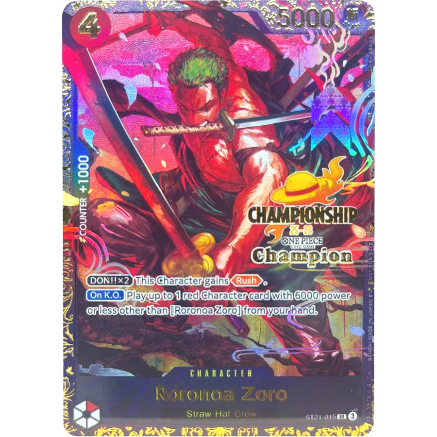 Bandai One Piece Sammelkarten Roronoa Zoro, English - Bild 2