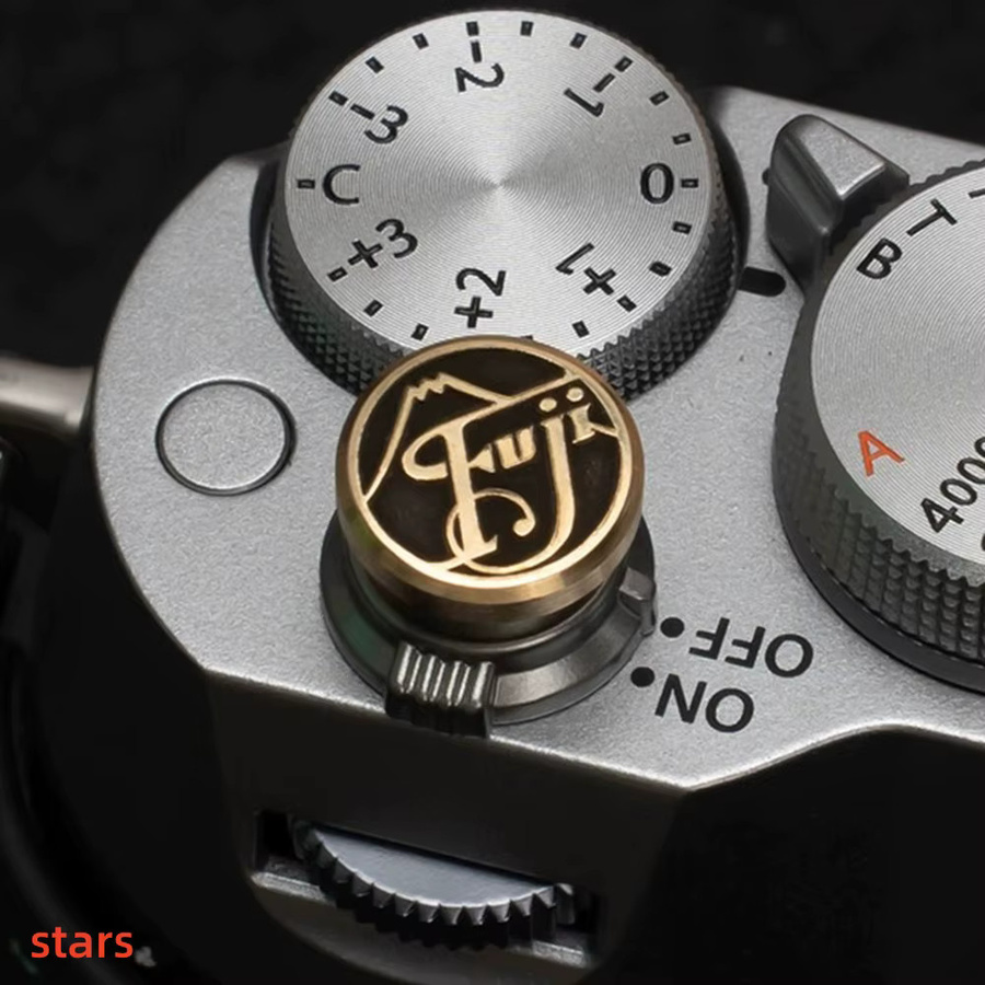 Fujifilm Metall-Auslöser-Schutzkappe in Gold für XT5 XE5 XM5 XS20 XT50 X100V XT30II GFX100RF XE4 XH2 XT4 X100F Kamerazubehör - Bild 1