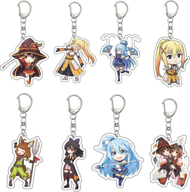 Bandai KonoSuba: Gottes Segen für diese wunderbare Welt! Schlüsselanhänger, 55mm - Bild 1