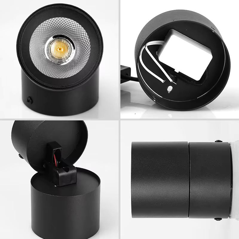 CANMEIJIA Faltbare LED-Deckenleuchte zur Aufputzmontage, verstellbares LED-Downlight für Küche und Heimdekoration, Weiß oder Schwarz - Bild 5