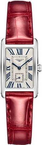 Longines Armbanduhr, Quarz, Edelstahl, Silber, Leder, Damen - Bild 1