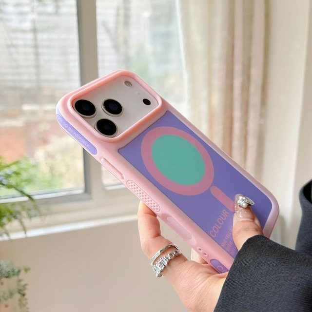 Bunte MagSafe Schutzhülle für Apple iPhone 17 16 15 14 13 Pro Max und 17 Air, Schlanke Stoßfeste Matte Abdeckung mit Kabellosem Laden, Mehrfarbig - Bild 1