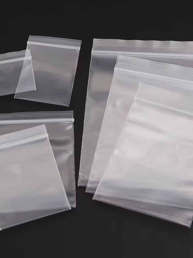 Transparente wiederverschließbare Plastikbeutel mit Reißverschluss für Schmuck und Bastelzubehör in der Großpackung - Bild 3