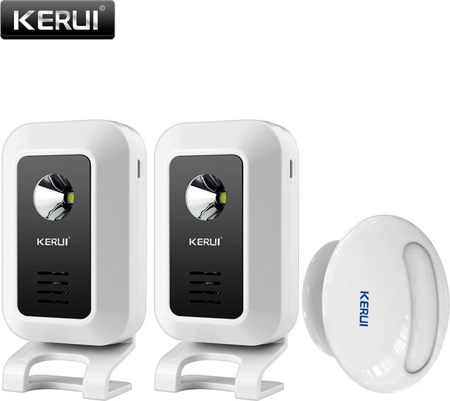 KERUI M7 Wireless WLAN Türklingel mit Bewegungsmelder und LED Nachtlicht, Weiß - Bild 1