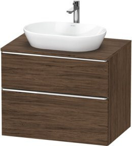 Duravit Waschtischunterschrank D-Neo in Braun, B: 80 cm, T: 55 cm, H: 66,4 cm - Bild 1