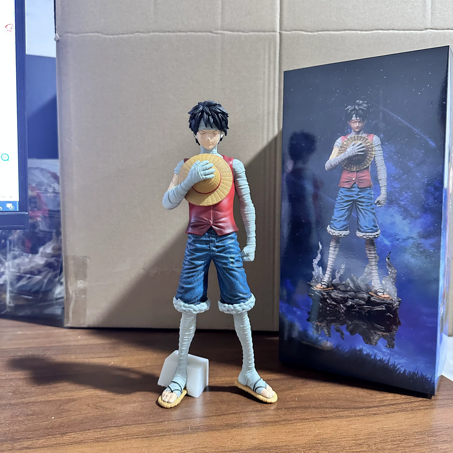 Bandai One Piece Luffy 3D2Y Actionfigur, 28cm, Kunststoff - Bild 2