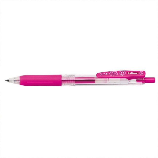 ZEBRA Sarasa Gel-Stift mit Clip, 0,5 mm, Pink - Bild 1