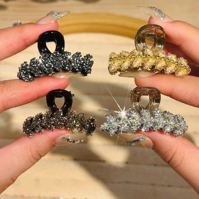 Haar-Clip Damen, Glitter Shiny - Bild 1