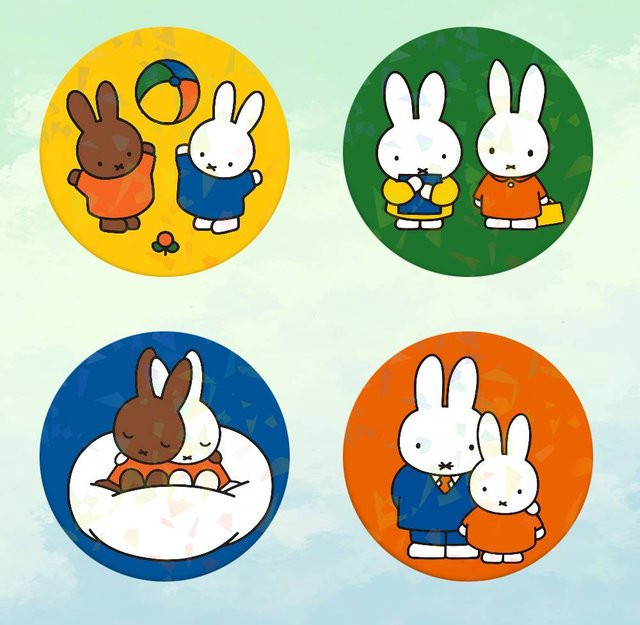 Miffy Anstecknadel, Cartoon, Runde Abzeichen - Bild 1