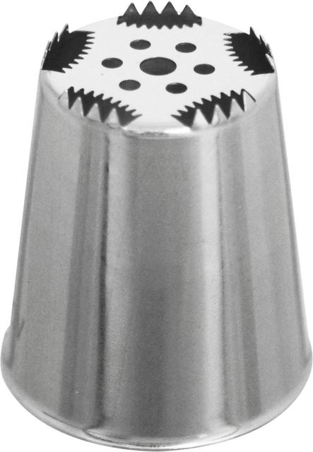 Schneider Spritztülle Tulpe aus Edelstahl in Silber, Höhe: 4,2 cm, Durchmesser: 2,5 cm - Bild 1