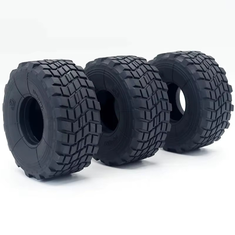 JDM Reifen, 100 mm, für 1/14 1/10 RC Crawler Car, Schwarz, Gummi - Bild 6