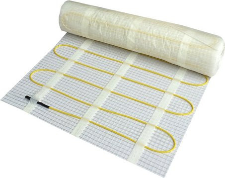 HoWaTech Classic elektrische Fußbodenheizung, ausrollbare Heizmatte, Farbe: Weiß, Fläche: 3 m², Leistung: 480 W - Bild 1