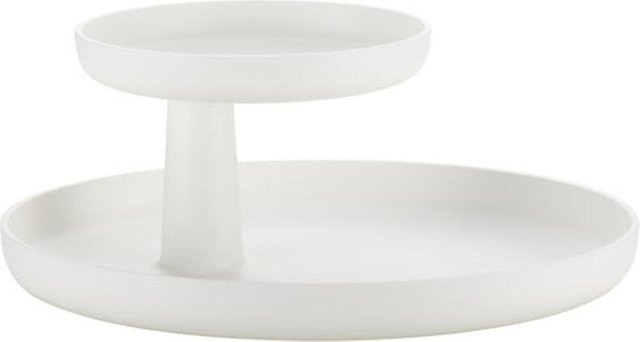 Vitra Rotary Tray Etagere in Weiß, rund, aus ABS-Kunststoff - Bild 1