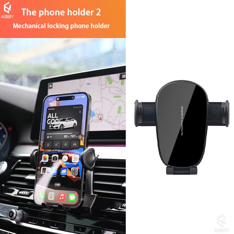Handyhalter mit kabelloser Ladefunktion für Chevrolet Malibu 2012-2014, Farbe: Schwarz - Bild 2