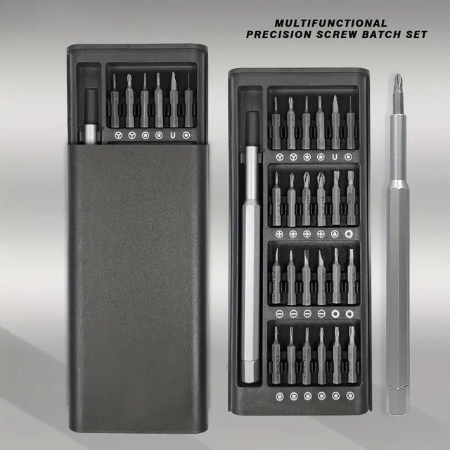 AILEHKUO Magnetischer 25-in-1 Schraubendreher-Satz mit Bits für Präzisionsarbeiten an Elektronik, Computer und Smartphone - Bild 1