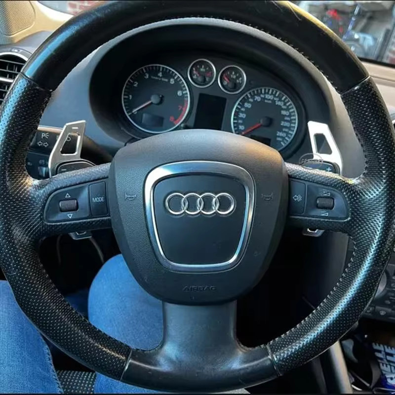 2er-Set Lenkrad Schaltwippen Verlängerung für Audi A3 A4 A5 A6 A8 Q5 R8 S3 S6 DSG - Bild 4