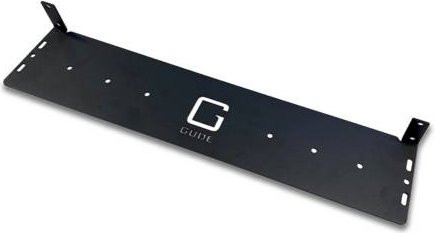 Güde 0871 Halterung für Tisch oder Wandmontage, 1U, Schwarz Matt, Breite: 48,3 cm - Bild 1