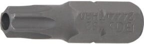 BGS Schraubendreher-Bit T-Profil TX T30 mit Bohrung, Außensechskant 6,3 mm, grau - Bild 1