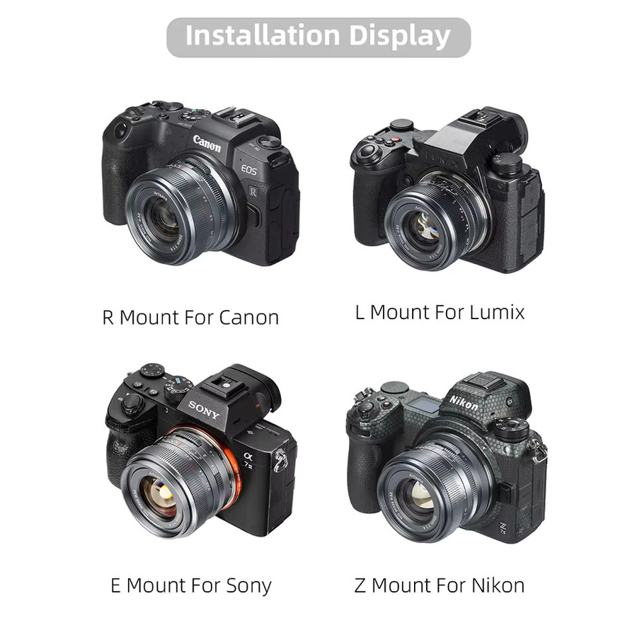 7artisans 35mm F1.4 III Vollformat-Objektiv mit manuellem Fokus in Schwarz für Nikon Z, Sony E, Canon RF und Leica SL - Bild 3