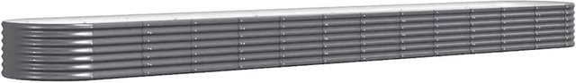 vidaXL Hochbeet aus verzinktem Stahl in Anthrazit, B/T/H: 512 x 80 x 36 cm - Bild 1