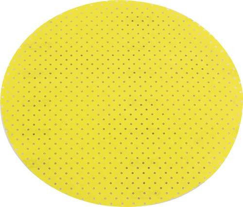Flex Klett-Schleifpapier für Exzenterschleifer, Körnung P 120, Gelb, Durchmesser: 225 mm, 25 Stück - Bild 1