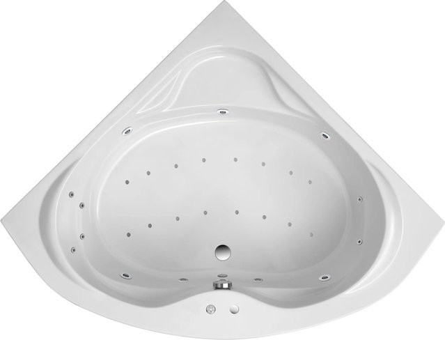 Ottofond Whirlpool Madras Exklusiv in Weiß, Breite: 145 cm - Bild 1