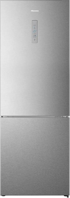 Hisense Kühl-Gefrierkombination RB645N4BIB in Inox mit No-Frost und Dynamic Cooling, B/H/T: 70,4 x 201,3 x 69,4 cm - Bild 1