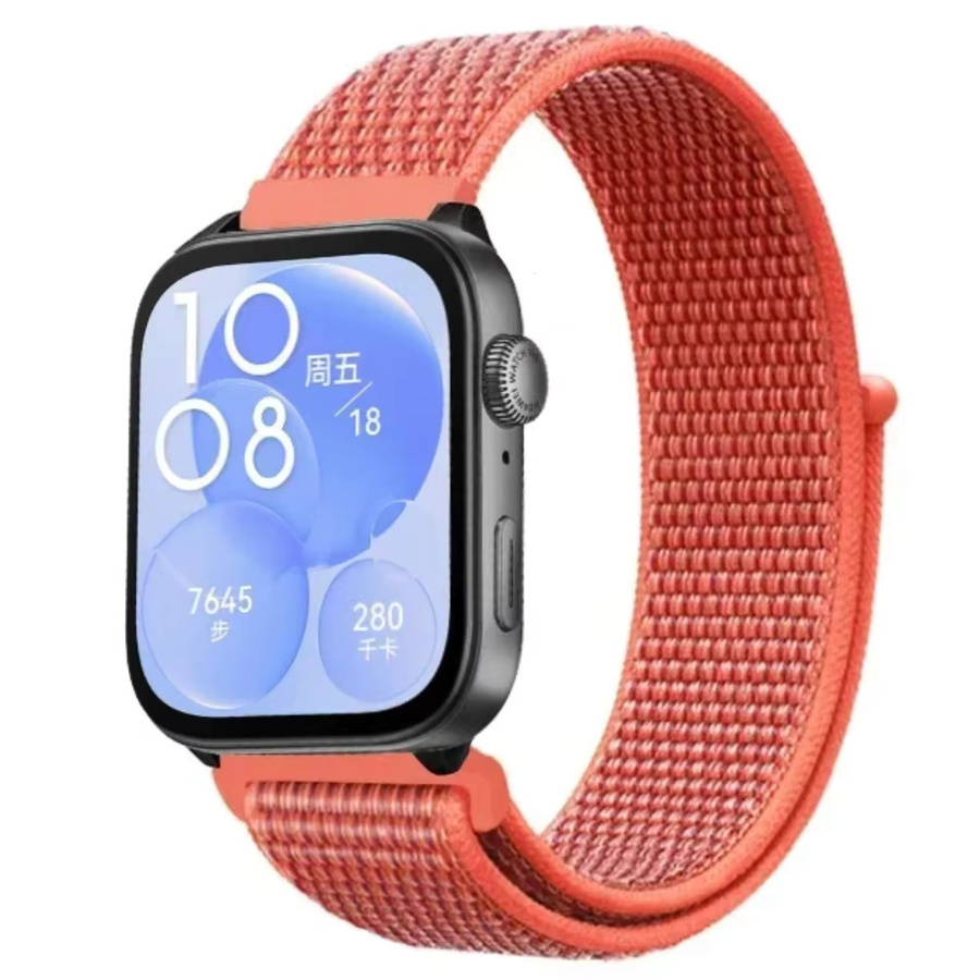 Huawei Uhrenarmband Nylon, Unisex, Bunt, für Huawei Watch Fit 3/4/4 Pro - Bild 5