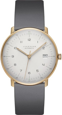 Junghans Armbanduhr Max Bill, Automatik, Edelstahl, 38 mm, Herren