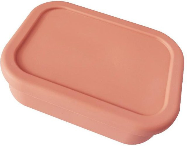 MOONBIFFY Silikon Lunchbox für Babys und Kinder, Mikrowellengeeignet und Auslaufsicher, Orange, 3er Set (920 ml) - Bild 1