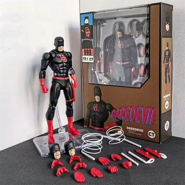 Mafex Daredevil Comic-Version, Actionfigur, Schwarz, Marvel - Bild 1