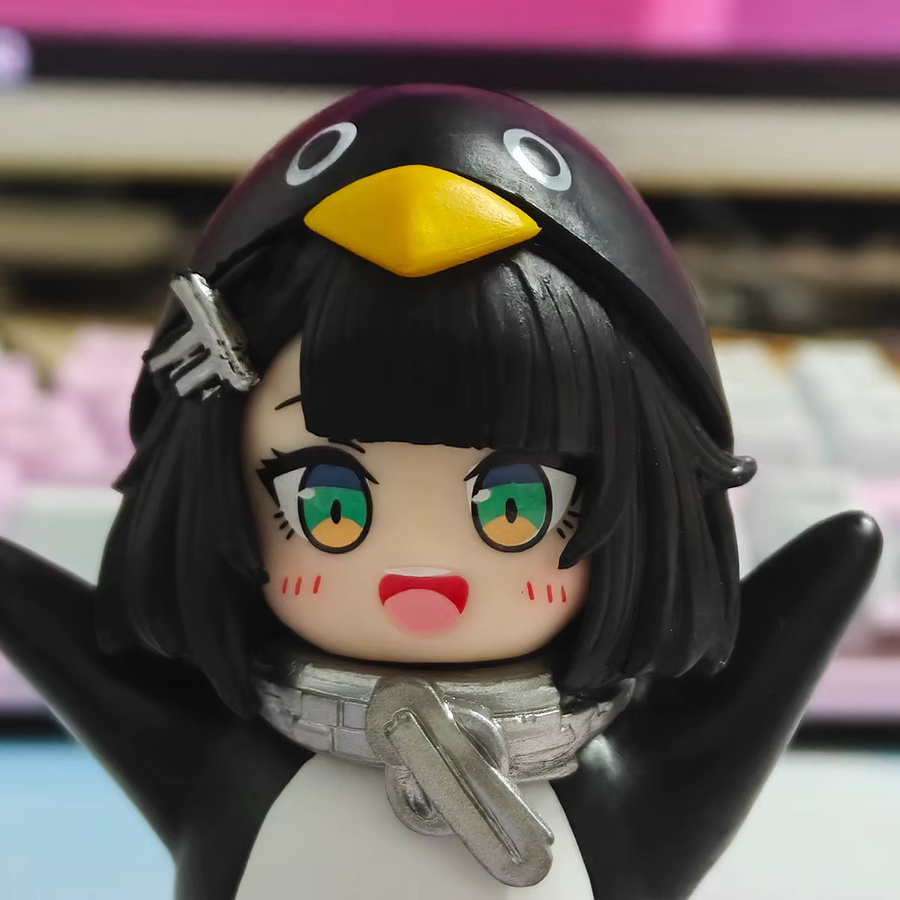 Bandai Gugu Gaga Kleiner Pinguin, Anime Cosplay Figur, 6 cm, Einzelfigur - Bild 2