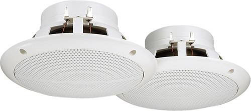Monacor SPE-265/WS Einbaulautsprecher 60W 8 Ohm Weiß 1 Paar - Bild 1