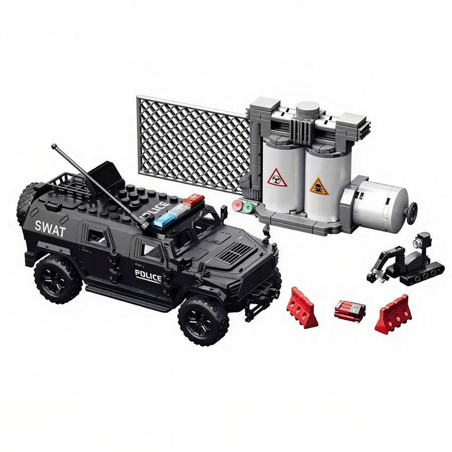 Linyi toy Bausteinset Armee Polizei Swat Soldaten - Bild 1