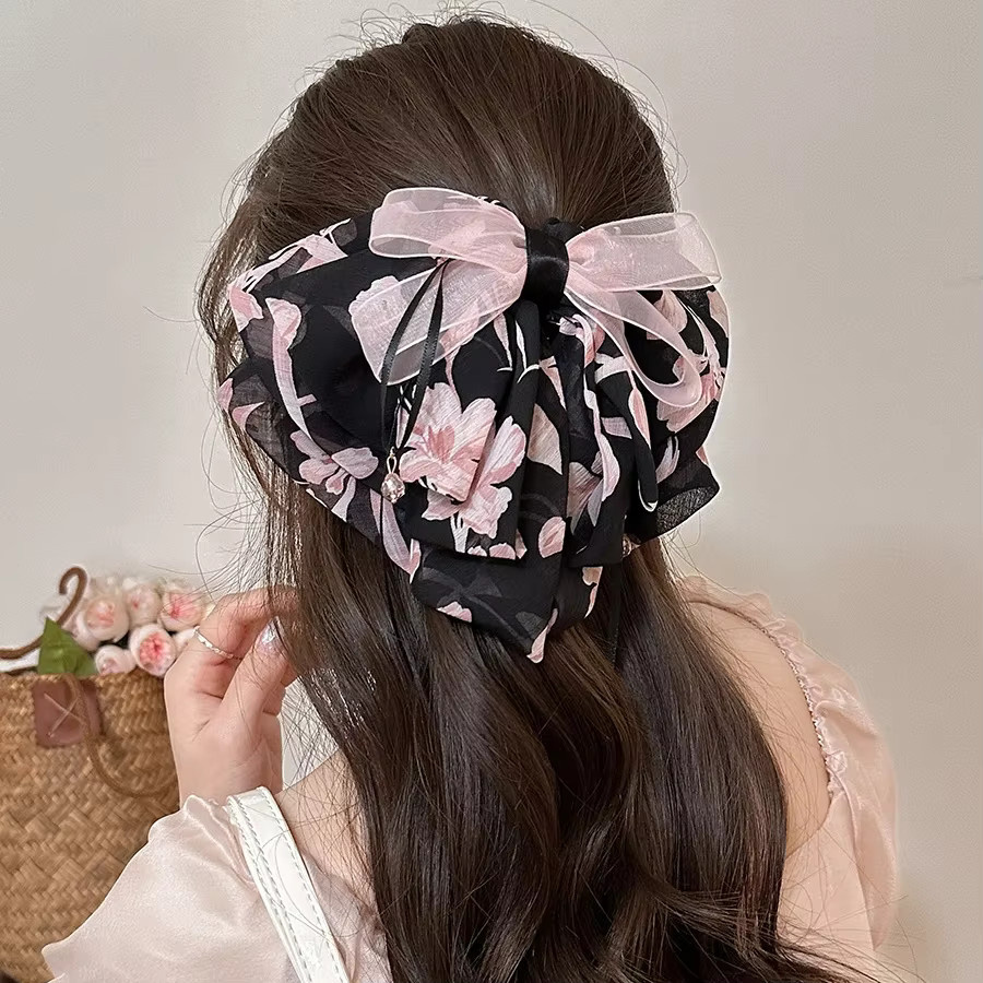 HIYAYZ Haarclip Pfirsichblüte, Damen - Bild 2