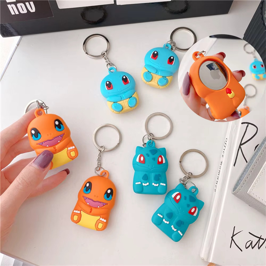 Bandai Pokemon Pikachu Silikonhülle für Airtag, Schlüsselanhänger - Bild 1