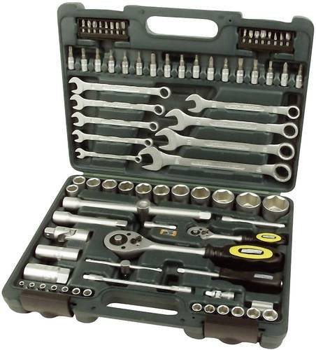 Mannesmann Werkzeugset M29112 für Heimwerker, 82-teilig, grau - Bild 1