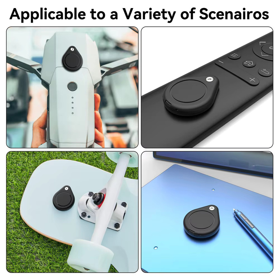 Apple AirTag Halterung, wasserdichte Tracker-Hülle in Schwarz für Auto, Laptop und Kamera - Bild 6