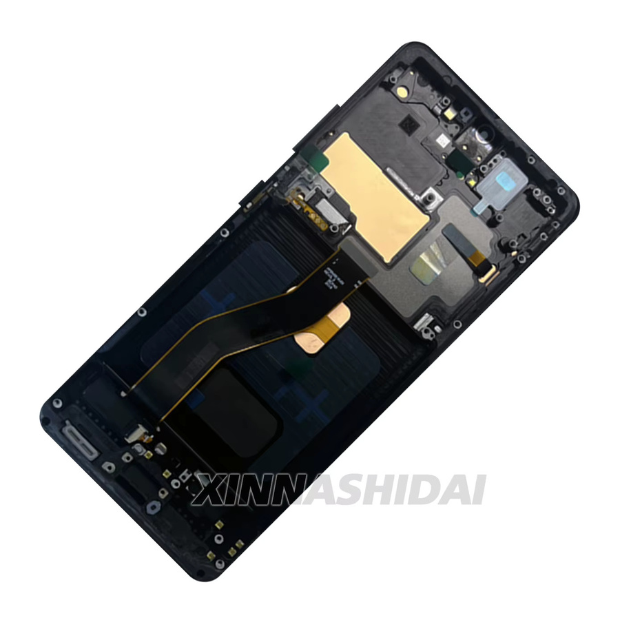 Samsung Galaxy S21 Ultra OLED Display mit Rahmen und Digitizer in Schwarz - Bild 2