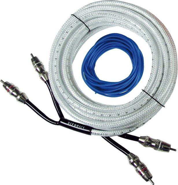 Hifonics Cinch-Audio-Kabelpaar HFP 5 RCA in Transparent und Silber - Bild 1
