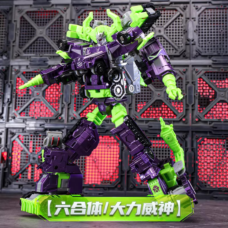 Weishi Aviation Shadow Mecha Mighty God Construction Combiner Actionfiguren - Bild 3