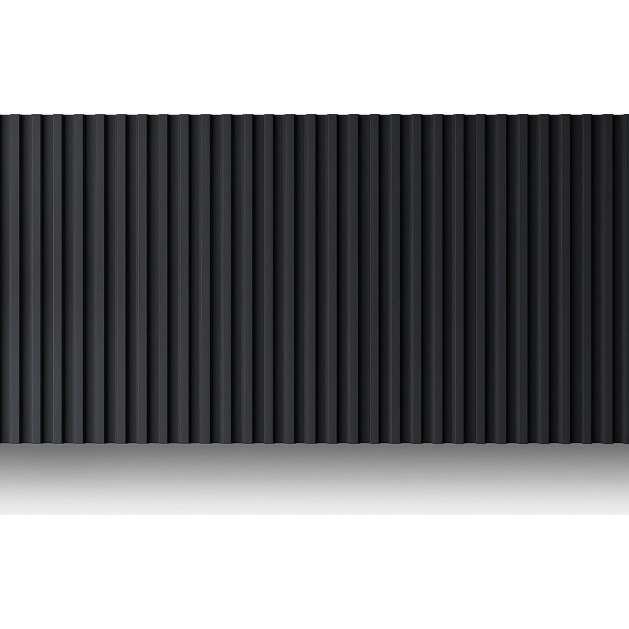 Vente-unique Wandplatte Clinton in Schwarz, rechteckiges Format, 97,6 cm - Bild 2